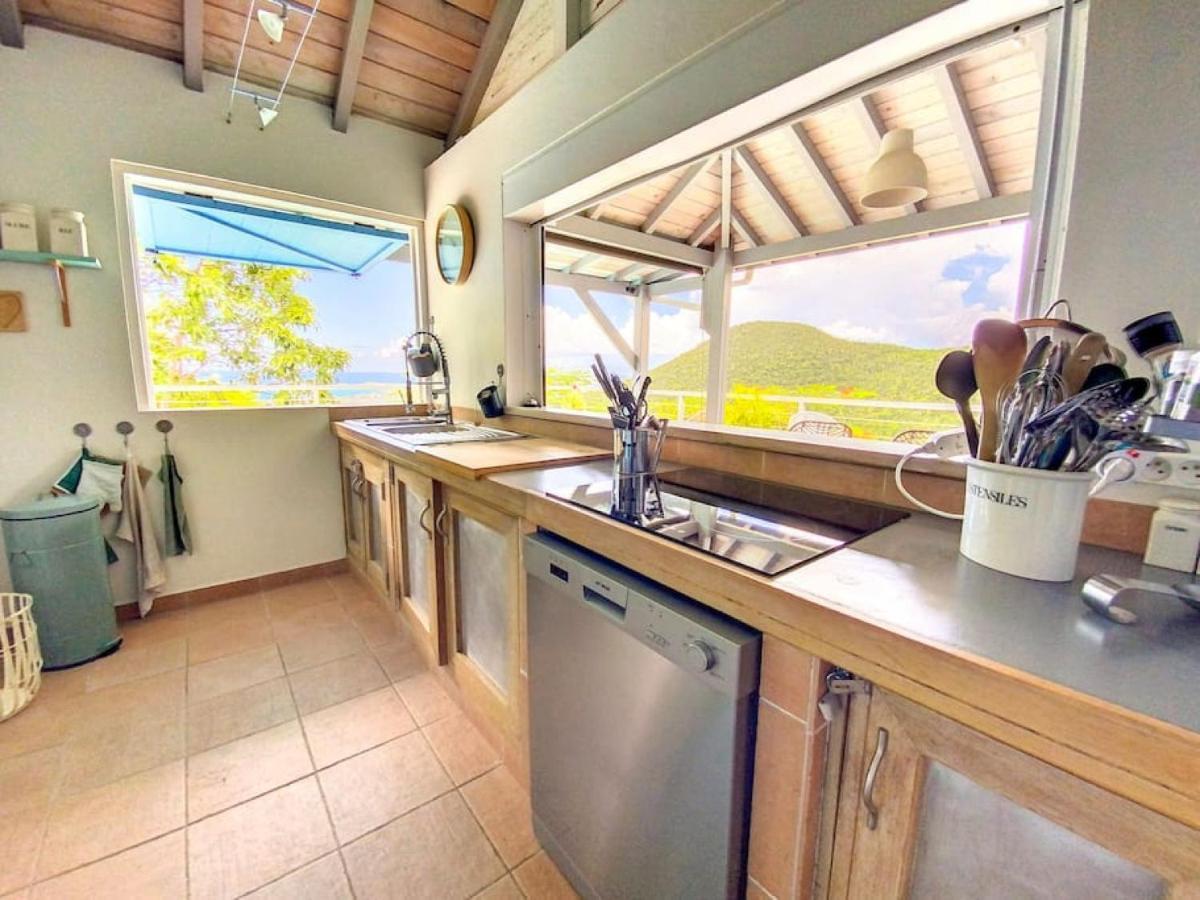 Aquamarine, Private Room In Villa Casa Blue Pool Sea View Koolbaai Exterior foto